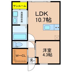 ＩＬ　ＳＯＬＥ．Ａの物件間取画像